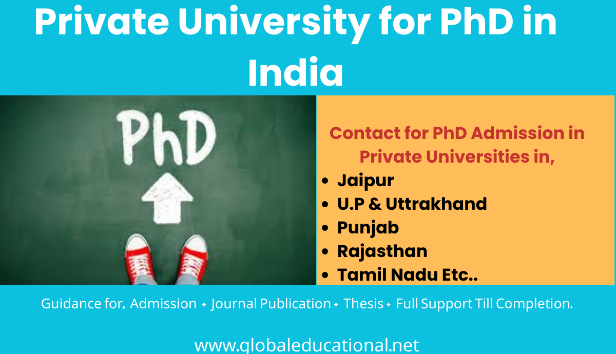 top private phd colleges in india