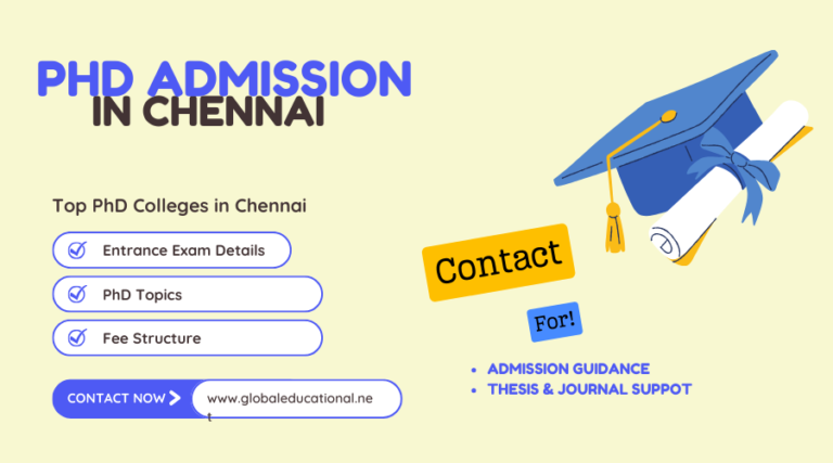 how to do phd in chennai