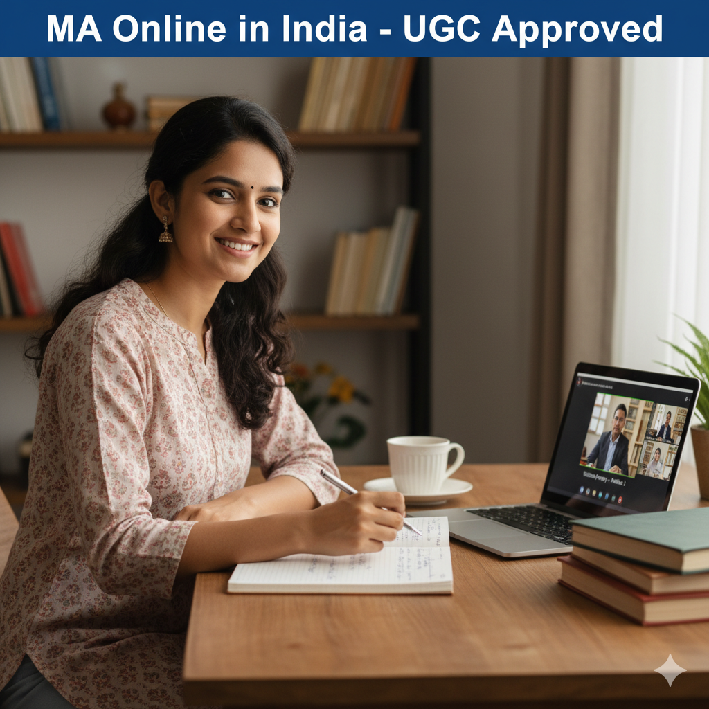 MA Online in India UGC Approved
